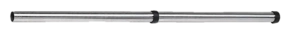 Tuyau de rallonge, 1 pièce, acier inoxydable, Ø 36 mm, 500 mm