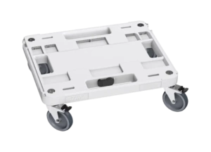Planche à roulettes, pour boîtes de rangement pour batteries